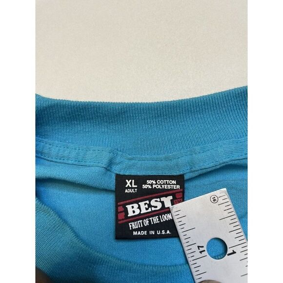 VINTAGE United Teachers Of Dade T-shirt Men XL Blue USA 90s Single Stitch - Picture 9 of 10